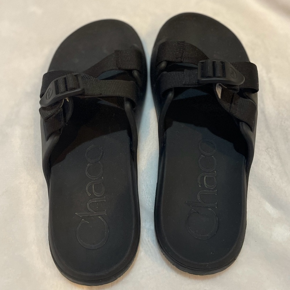 Chaco Women’s Size 7 Chillos Slide Slip On Black Sandals